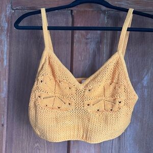 H&M Mustard Knit Bralette